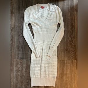 Guess Long Sleeve Sweater Dress